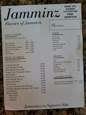 Menu.