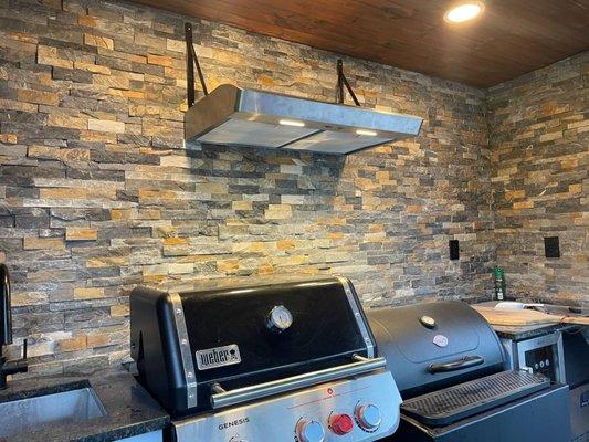 Range hood and ventilation installation