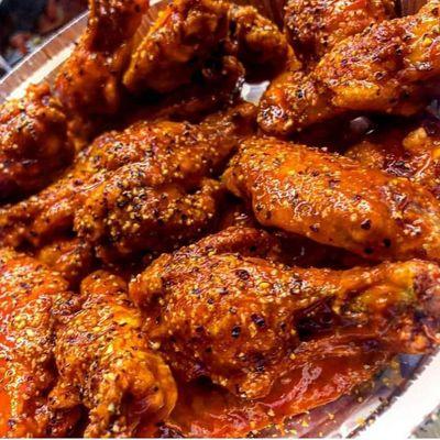 Hot Lemon Pepper wings