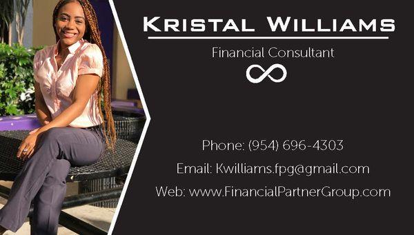 Business Card for Kristal Williams