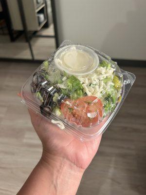 $11.75 for this salad that was smaller than my hand.