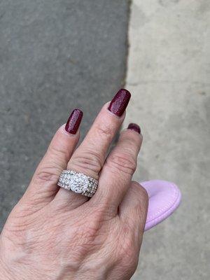 I am excited to own this beautiful ring.