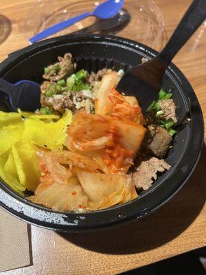 GYUDON "GEE U DON" beef bowl.