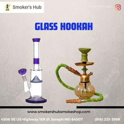 Smoker's Hub is excited to present our premium glass hookahs, combining elegance and functionality for an unparalleled smoking experience.