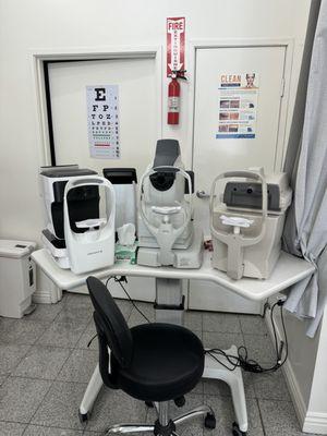 Up-to-date patient testing equipment