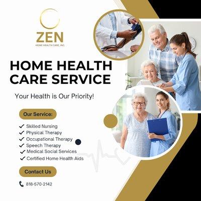 Your health and well-being are our top priority. Let us bring care and compassion to your home.