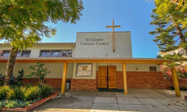 St. Clement Catholic Church entrance