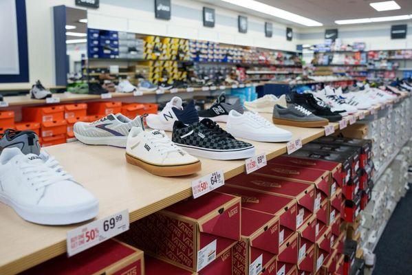 Shot of Popular Brand Section (I.e. Croc Shoe Wall)