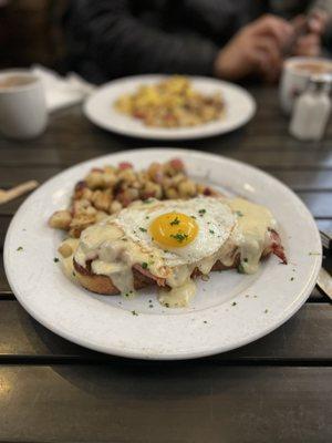 Croque Madame Sandwich Dinner