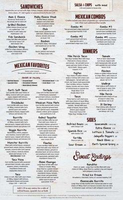 Menu Front