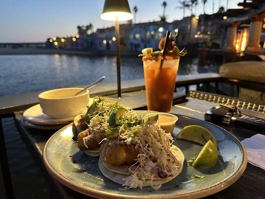 Baja fish tacos from Margaritaville