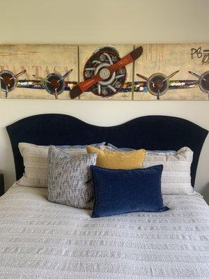 the headboard