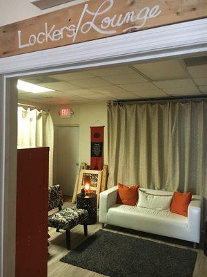 New Lockers & Lounge area.