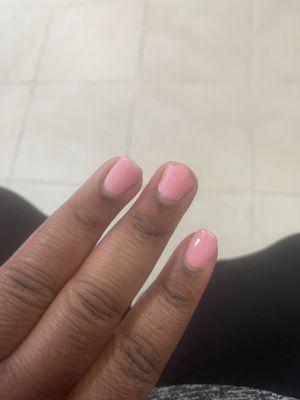 Chipped nails in 3 days/ air bubbles underneath polish