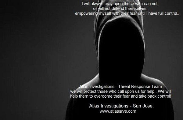 Are you the target of harassment or stalking? we have investigators that specialize in threat Response & Counter Stalking..