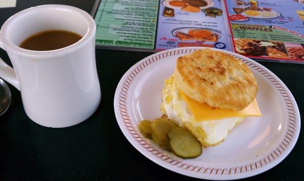 Egg and Cheese Biscuit= amazing = $1.