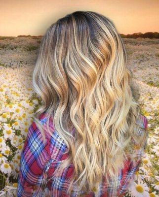 Sun kissed blonde by Becca