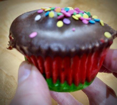 Rainbow cupcake