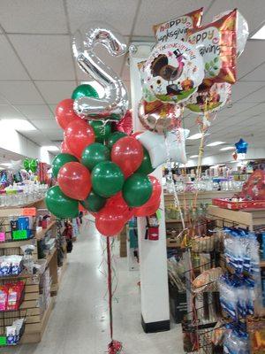 Ready balloon for pick up