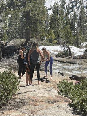 Earth wisdom healing class in Tahoe National Forest