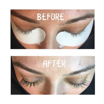 Permanent eyelash extensions!