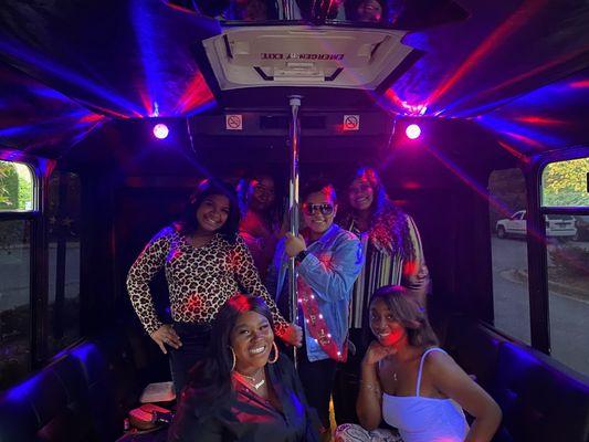 Birthday celebrations in full effect!! Rather your group is big or small, ENT Party Bus is ready to get you going.