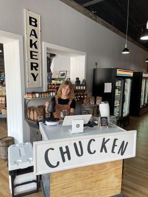 Coffee shop located inside "Chucken Coffee"