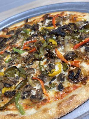 veggie: sautéed mushroom, caramelized onions, roasted peppers