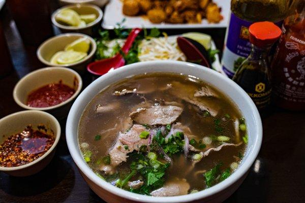 Pho with brisket