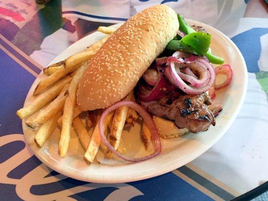 Steak Sandwich with Fries (Fri Special)