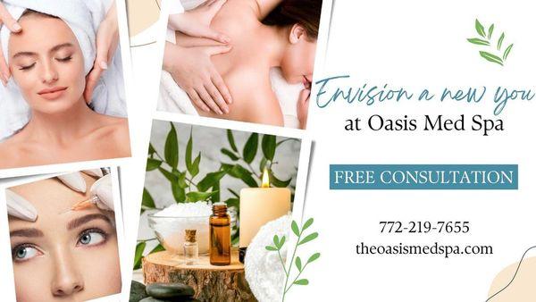 Envision a new you at Oasis Med Spa - Stacey Brown, MSN ARNP - top cosmetic injector in Stuart FL. Always a Free Consultation 772-219-7655