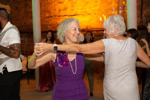 Wedding dance party hosted at Gymnopedie