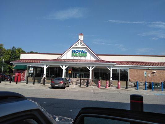 Front of store