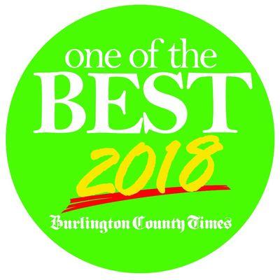 One of the Best Chiropractors in Burlington County in 2018 voted by readers of the Burlington County Times.