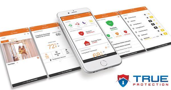 Alarm.com mobile app