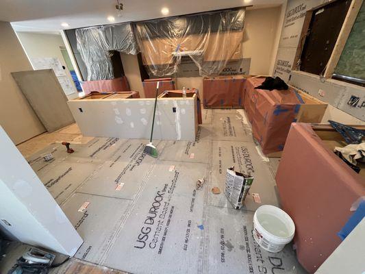 Work in progress kitchen Remodeling.