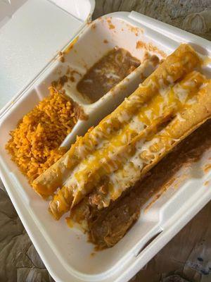 12. Taquitos Combo Plate