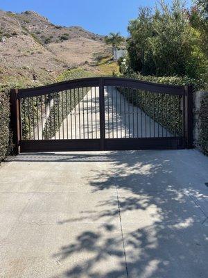 Custom swing gates in Malibu