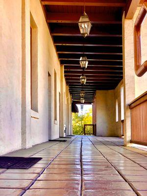 Old Bank Building's second floor veranda