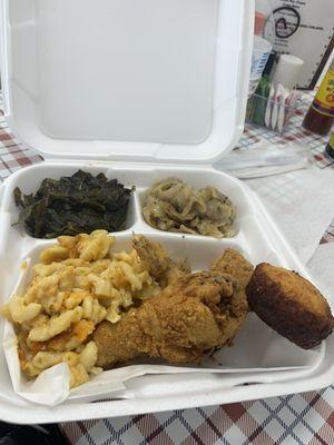 Fried chicken plate