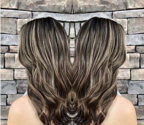 Balayage and Haircut