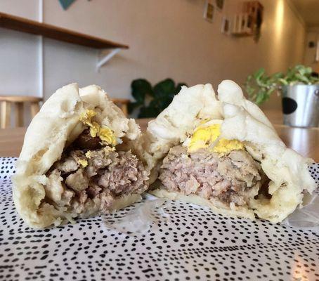 vietnamese steamed buns - banh bao