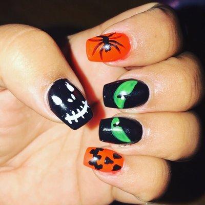 Love my Halloween nails