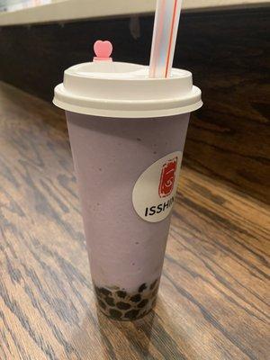 Taro Smoothie with boba