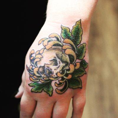 Hand tattoo