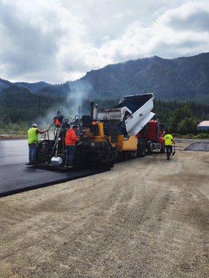 Parking Lot Paving project in Mt Hood area