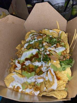 Chicken nachos