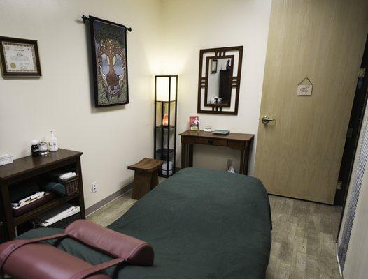 Our relaxing treatment rooms welcome you