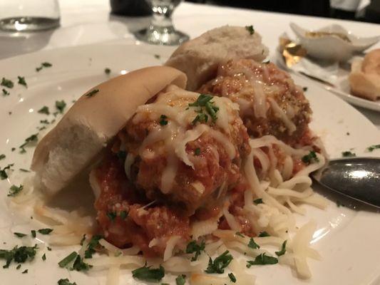 Meatball slider appetizer