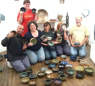 Fundraising event for Houston Food Bank. "Empty Bowls"